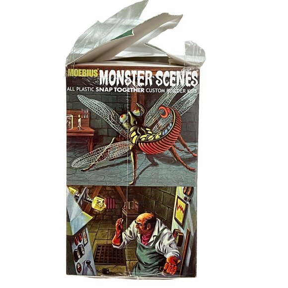 Moebius Monster Scenes Frankenstein Snap Together Model Kit Open Box - Picture 7 of 7